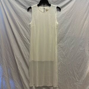 NWT Flora Bea Esse Dress in Sparkling White Sz M